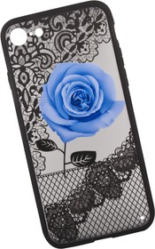 Фото 1/4 Защитная крышка "LP" для iPhone 8/7 Роза голубая (европакет)