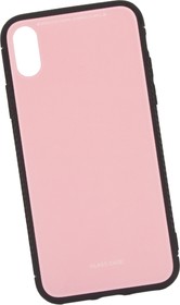 Фото 1/4 Защитная крышка "LP" для iPhone X "Glass Case" (розовое стекло/коробка)