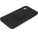 Защитная крышка "LP" для iPhone Xs Max "PopSocket Case" (черная/коробка)