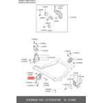 2191026700, Опора двигателя HYUNDAI-KIA