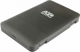 Внешний корпус USB 3.1 2.5" SATAIII HDD/SSD, USB 3.1, пласт, черн,безвинт, 31UBCP3C (BLACK)