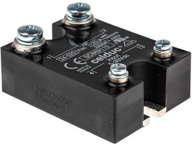 Фото 1/3 SC869110, SC8 Series Solid State Relay, 125 A Load, Panel Mount, 400 V rms Load, 30 V dc Control