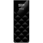 SP064GBUF3B03V1K, Флеш накопитель 64Gb Silicon Power Blaze B03, USB 3.2, Черный