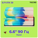 Смартфон TECNO SPARK GO, 2 SIM, 6,56", 4G, 13+2/5 Мп, 4/64 ГБ, белый ...