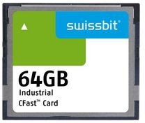 SFCA064GH2AD4TO- I-GS-236-STD, Memory Cards Industrial CFast Card, F-50, 64 GB, MLC Flash, -40C to +85C