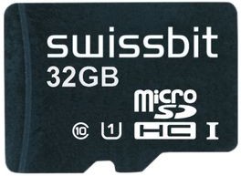 SFSD032GN1AM1MT- I-6F-21P-STD, Memory Cards Industrial microSD Card, S-58u, 32 GB, 3D PSLC Flash, -40C to +85C