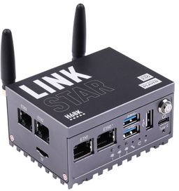 102110777, Routers LinkStar-H68K-1432 Router with Wi-Fi 6 & 32GB eMMC, dual-2.5G & dual-1G Ethernet, 4K output, Pre-installed Android 11, Ub