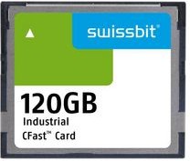 SFCA120GH3AA2TO- I-HC-226-STD, Industrial Memory Card, CFast, 120GB, 520MB/s, 180MB/s, Grey