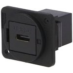 CP30201X, USB Adapter in XLR Housing, USB-C Socket - USB-C Socket