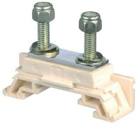 1SNA295012R1700, HD Series Beige Din Rail Terminal, 16mm², 1-Level, Stud Connection Termination