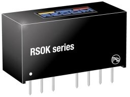 Фото 1/2 RSOK-2405SZ/H3, Isolated DC/DC Converters - Through Hole 1W 9-36Vin 5Vout 200mA