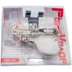 Лупа 4-х кратная с зажимом для пайки Третья рука, D 60мм, 13-1-003