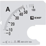EKF PROxima Шкала сменная для A721 50/5А-1,5.