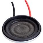 CLS0231-L152, Speakers & Transducers speaker, 23 mm round, 5.7 mm deep, paper, Nd-Fe-B, 1 W, 8 ohm, 650 Hz, 152 mm wire leads