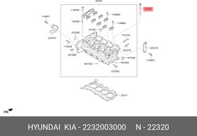 Фото 1/2 2232003000, Болт м10