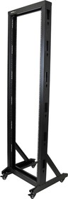 Фото 1/5 2POSTRACK42, Black 42U Steel Server Rack , with 2-Post Frame