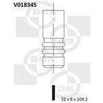 V018345, КЛАПАН FRD SIERRA 1.8D/TD 89- ВЫПУСК 32X8X109.3