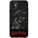 124082, Deppa Чехол TPU для Apple iPhone 11, черный, HP Potter