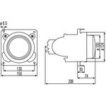 1KL 007 834-027, Модуль-фара дальнего света D100мм (Hella)