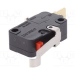 D3V-164M-3C5, Micro Switch D3V, 16A, 1NO, 1.96N, Simulated Roller Lever
