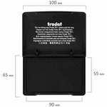 Штемпельная подушка TRODAT 9051 90х50 мм, ЧЕРНАЯ, 191020