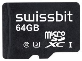SFSD064GN1AM1MT- I-5E-211-STD, Memory Cards Industrial microSD Card, S-55u, 64 GB, 3D TLC Flash, -40C to +85C