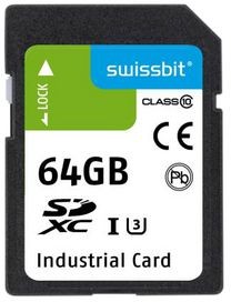 SFSD064GL1AM1MT- I-ZK-21P-STD, Memory Cards Industrial SD Card, S-58, 64 GB, 3D PSLC Flash, -40C to +85C