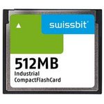 SFCF0512H1BK1MT- I-MS-553-SMA, Memory Cards 512MB IND COMP FLASH SLC C300L IND TEMP