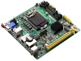 Фото 1/2 MIX-Q370D2-A10, Одноплатный компьютер, 170x170мм, 12ВDC, DDR4, Серия: MINI board