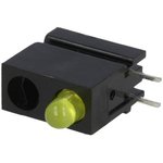 1801.7033, LED; in housing; yellow; 3mm; No.of diodes: 1; 20mA; 60°; 1.2?4mcd