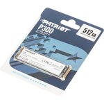 Твердотельный накопитель Patriot P300 512GB M2 2280 PCIe , 1700/1200, 512GB, 3D