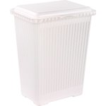 ЗПИ «Альтернатива» Корзина дбелья "Вязаное плетение" 25л белый М6888