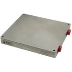 ATS-CP-1003, Liquid Cold Plates, Liquid Cooling & Heat Pipes Mini Channel Cold Plate, Copper Tube, No Finish, 0.007C/W@1 GPM, 162x147x20mm