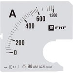 EKF PROxima Шкала сменная для A721 600/5А-1,5.