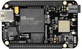 Фото 1/2 BeagleBone Black Wireless, Одноплатный компьютер на основе SoC OSD3358 с ядром ARM Cortex-A8, Wi-Fi, Bluetooth