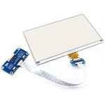 Фото 2/4 7.5inch e-Paper HAT (B), E-Ink дисплей 640×384px форм-фактора HAT для Raspberry Pi, трехцветный (красный, черный, белый)