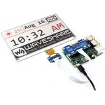 Фото 3/4 7.5inch e-Paper HAT (B), E-Ink дисплей 640×384px форм-фактора HAT для Raspberry Pi, трехцветный (красный, черный, белый)