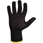 JetaSafety Бесшовные перчатки для точных работ, черные 12шт/уп JS011nb-M