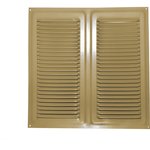 Решетка вентиляционная 300х300 мм золотой металлик 87716