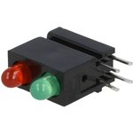 1801.2831, LED; in housing; red/green; 3mm; No.of diodes: 2; 20mA