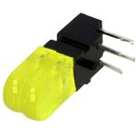 1803.7732, LED; in housing; yellow; No.of diodes: 2; 20mA; 100°; 589nm