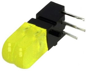 Фото 1/2 1803.7732, LED; in housing; yellow; No.of diodes: 2; 20mA; 100°; 589nm