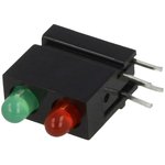 1801.8231, LED; in housing; red/green; 3mm; No.of diodes: 2; 20mA