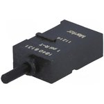 1840.6131, Pushbutton Switch ON-ON 1CO PCB Black 1CO ON-ON