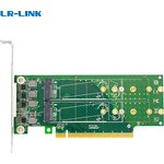 LRNV95NF-L, LR-Link PCIe x16 to 4-Port M.2 NVMe SSD Adapter, Адаптер для SSD