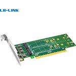 LRNV95NF-L, LR-Link PCIe x16 to 4-Port M.2 NVMe SSD Adapter, Адаптер для SSD