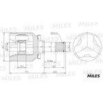 ШРУС внутренний LADA 08-099 1.1-1.5 86- (GKN 302315) GA10017