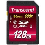 TS128GSDXC10U1, Флеш карта SD 128GB Transcend SDXC Class 10 SD3.0 Ultra UHS-I