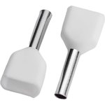 JP721001, Наконечник-гильза двойной НШвИ(2) 0,75-8 (TE7508) (100 шт) Юпитер (с ...