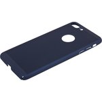 Защитная крышка "LP" для iPhone 8 Plus "Сетка" Soft Touch (темно-синяя) европакет